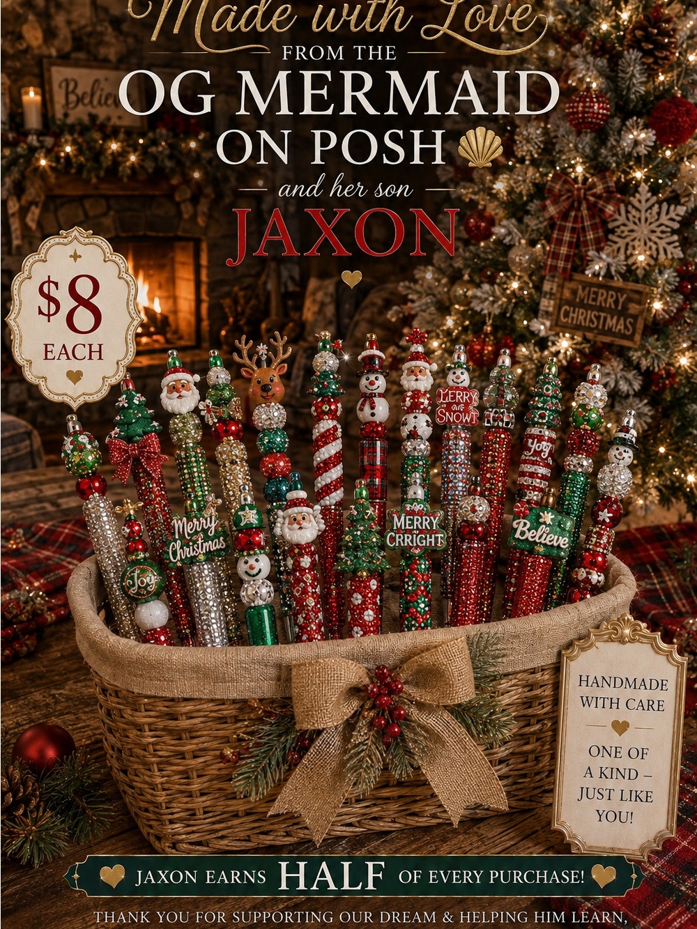 Glam Pens or stylus, makeup brushes, bookmarks, garden 🪴 & garden stakes,🧜‍♀️💕 - Picture 5 of 6
